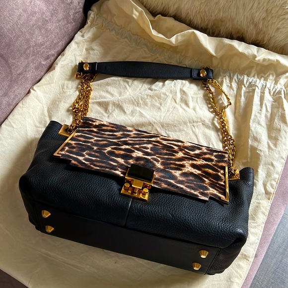 Lanvin Handbags - Lanvin NWOT Leopard print pony hair leather bag